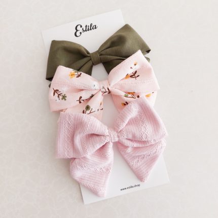 Set Pinzas Marineras Oliva & Rosado