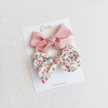 Pinzas Mini Emma Rosa Pastel