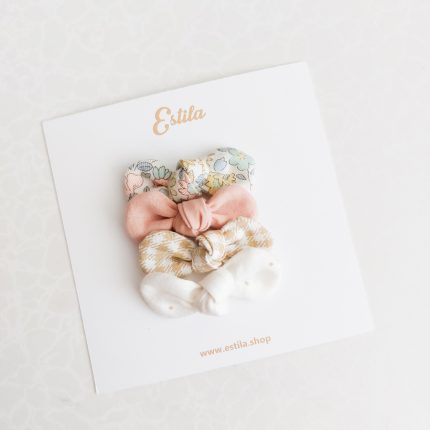 Set Pinzas Mini Nuditos Beiges